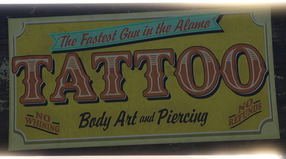 Tattoo Parlor - Grand Theft Auto V(グランドセフトオート5)GTA5攻略